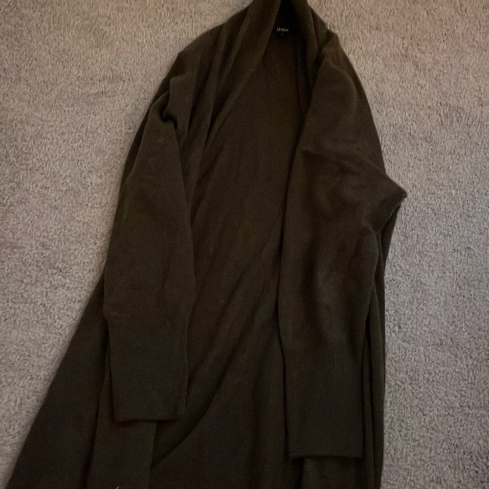 Quince open front sweater